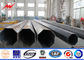 11.8m 500DAN ASTM A123 Galvanized Steel Pole , Commercial Light Poles ผู้ผลิต
