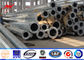 Q235 Steel Conical Transmission Steel Tubular Poles With ASTM A123 Galvanization ผู้ผลิต