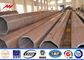 Round 35FT 40FT 45FT Distribution Galvanized Tubular Steel Pole For Airport ผู้ผลิต
