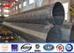 Round 35FT 40FT 45FT Distribution Galvanized Tubular Steel Pole For Airport ผู้ผลิต