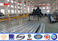 Professional Octagonal Galvanized Steel Pole 30ft / 35ft 3mm Thickness ผู้ผลิต