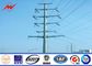 Galvanized Electric Polygona 50m Steel Transmission Poles Approved ISO9001 ผู้ผลิต