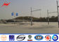 OEM Outdoor Conical 6m Parking Lot Lighting Pole With Single Bracket ผู้ผลิต