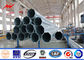 Polygonal Shape 200Dan Load 11M Height Galvanized Steel Pole With AWS D1.1 Welding Standard ผู้ผลิต