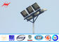 20 Meter Raising Lowering High Mast Pole , Steel Wire Cables Stadium Light Pole ผู้ผลิต