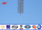 Waterproof 36m Welding Black Colar High Mast Pole for Airport lighting ผู้ผลิต