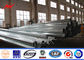 138 kv Bitumen Electrical Galvanized Steel Pole With CO2 welding / Submerged Arc Auto Welding ผู้ผลิต