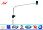 6m Single Bracket Galvanized Traffic Street Light Pole 3mm Thickness ผู้ผลิต