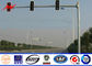 3m Expressway Traffic Light Pole , 1500mm Double Bracket Overpass Metal Light Poles ผู้ผลิต