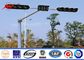 6000mm Height Galvanized Traffic Light Signals Columns Single Bracket For Horizontal Mounting ผู้ผลิต