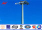 28m Q345 Customized Galvanized High Mast Pole With Lifting Systems ผู้ผลิต