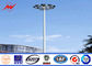 Stadium Lighting 36.6 Meters Galvanized High Mast Light Pole With 600kg Raising System ผู้ผลิต