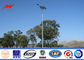 Outdoor HDG12m Street Light Poles Powder Coating 15 Years Warranty Time ผู้ผลิต