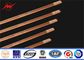 High Conductivity Copper Ground Rod 1/2&quot; 5/8&quot; 3/4&quot; Threaded Flat Pointed ผู้ผลิต