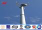 Professional Galvanized Mono Pole Tower Conical Shape With Anchor Bolt ผู้ผลิต