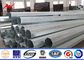 Polygonal Electrical Power Pole Steel Utility Poles 50 Years Life Time ผู้ผลิต