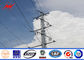 Round Tapered Electrical Power Pole 132kv Power Transmission Tower ผู้ผลิต