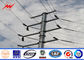 12m 800 Dan Electrical Power Pole For 33kv Transmission Line Project ผู้ผลิต