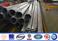 Galvanized steel transmission pole 11m Height 8 sides Sections ผู้ผลิต
