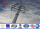 3mm Thickness Overhead Line Steel Power Poles 35FT Transmission Line Poles ผู้ผลิต
