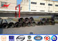 Round Steel Utility Pole 5mm 20m Electrical Utility Poles Customized ผู้ผลิต