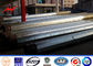 Round Steel Utility Pole 5mm 20m Electrical Utility Poles Customized ผู้ผลิต