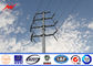 9m Electrical Street Lamp Pole Powerful Distribution Line Electric Power Pole ผู้ผลิต