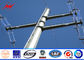 Round HDG 10m 5KN Steel Electrical Utility Poles For Overhead Transmission Line ผู้ผลิต