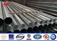 10M 1200DAN Galvanized Steel Transmission Power Pole Conical 5mm Thickness ผู้ผลิต