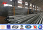 Electrical Power Distribution Steel Power Pole Galvanized 12m ASTM A123 Q345 ผู้ผลิต