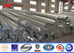 Polygonal 16m 800 DaN Galvanized Steel Power Pole 10kV - 220kV Capacity ผู้ผลิต