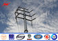 Electric Powerful IP65 Galvanised Steel Poles For Rural Electrical Projects ผู้ผลิต