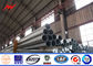 Conical Urban Road Electrical Power Pole Galvanized Steel Tapered 10kv - 550kv ผู้ผลิต