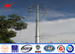 Distribution Transmission Line Poles 24m Earthquake Proof Electric Power Pole ผู้ผลิต