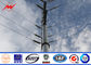 12m Electrical Steel Utility Pole For 132kv Transmission Power Line ผู้ผลิต