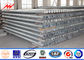 12 Sides 15M Clase 2500 Galvanized Steel Pole With Pairs of Climbing Bolt ผู้ผลิต