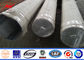 Powder Painting 12M Galvanised Steel Poles 1.8 Safety Factor Steel Transmission Poles ผู้ผลิต