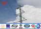 Conical HDG 15m 510kg Steel Electrical Utility Poles For Transmission Overhead Line ผู้ผลิต