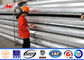 ASTM A123 220KV 12M Multi Side Bitumen Galvanised Steel Poles For Power Distribution ผู้ผลิต