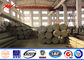 ASTM A123 220KV 12M Multi Side Bitumen Galvanised Steel Poles For Power Distribution ผู้ผลิต