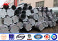 220 KV 16M Power Distribution Steel Transmission Poles AWS D1.1 Multi Sided Bitumen ผู้ผลิต