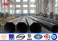 Tubular / Lattice Electrical Power Pole High Voltage Line Steel Transmission Poles ผู้ผลิต