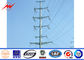 17M High Voltage 220KV Galvanized Electric Steel Power Pole 620 Mpa Tensile Strength ผู้ผลิต