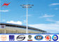 23m 3 Sections HDG High Mast Lighting Pole 15 * 2000w For Airport Lighting ผู้ผลิต