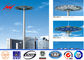 23m 3 Sections HDG High Mast Lighting Pole 15 * 2000w For Airport Lighting ผู้ผลิต