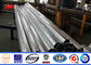 Conical 5mm Steel Transmission Poles 17m Height Three Sections 510kg Load Bitumen ผู้ผลิต