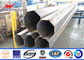 20 FT Galvanised Steel Poles / Tubular Pole For Philippines Transmission Line ผู้ผลิต
