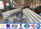 17M Round Tapered Galvanized Power Distribution Steel Transmission Poles AWS D1.1 ผู้ผลิต