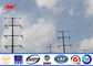 Hot Dip Galvanized Electrical Power Pole AWS D 1.1 69kv Transmission Line Poles ผู้ผลิต