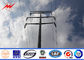 8KN 10m Distribution Power Line Steel Transmission Pole With 3mm Thickness ผู้ผลิต